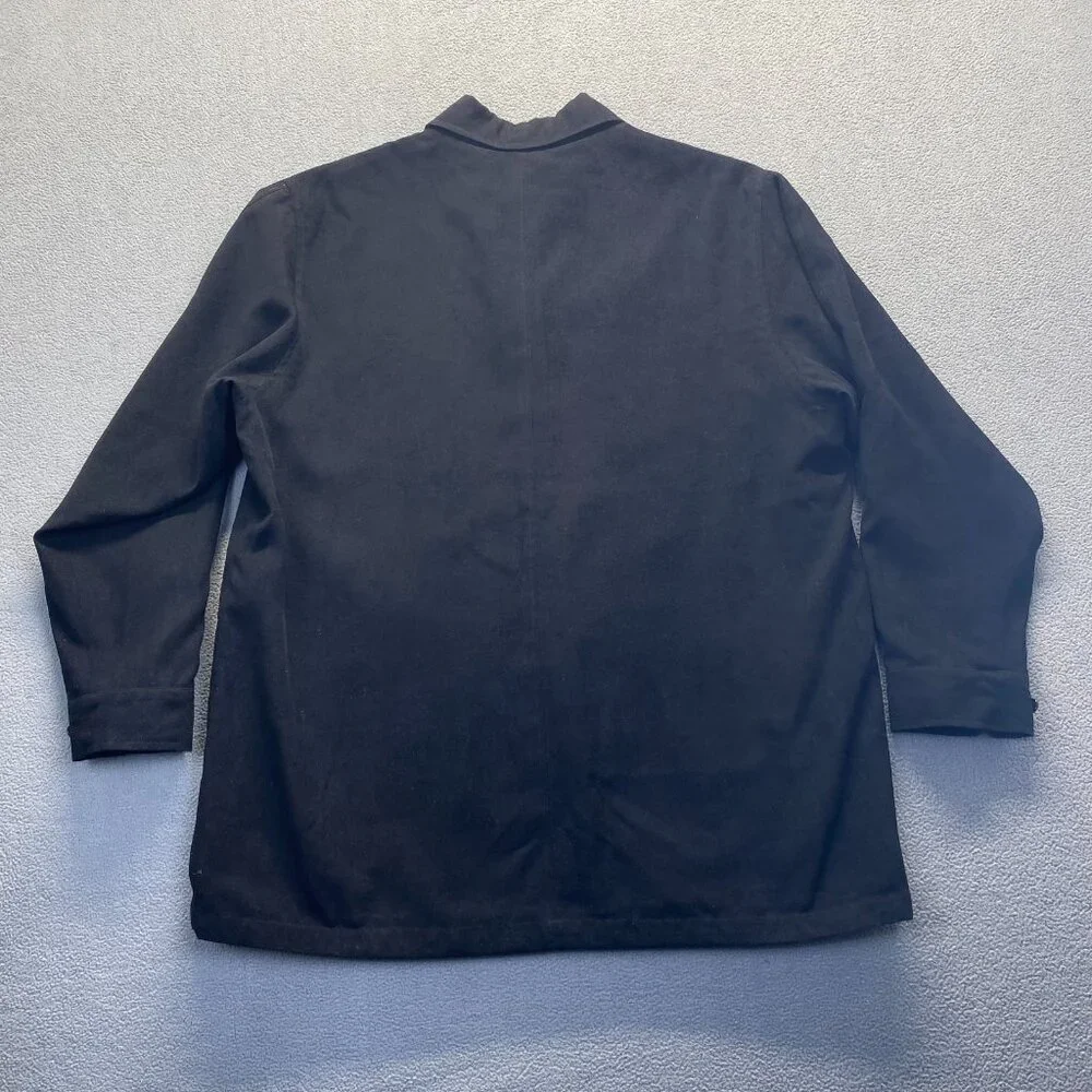 Gochu by KBB‎ Shirt Mens Size XL Black Utility Workwear Pockets Zipper
